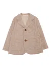 Zhoe & Tobiah Patch-pocket Jacket In Brown