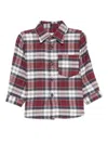 Zhoe & Tobiah Plaid-pattern Chest-pocket Shirt In Multi