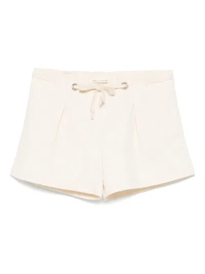 Zhoe & Tobiah Kids' Pleat-detailed Shorts In Neutral
