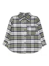 Zhoe & Tobiah Pocket Checked Top In Green