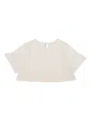Zhoe & Tobiah Top  Kids Color White In White