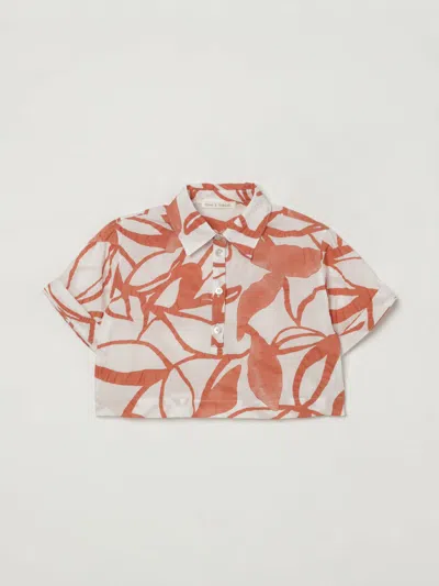 Zhoe & Tobiah Shirt  Kids Color Orange