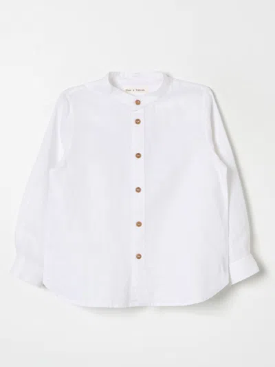 Zhoe & Tobiah Shirt  Kids Colour White