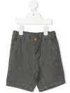 Zhoe & Tobiah Straight-leg Shorts In Grey