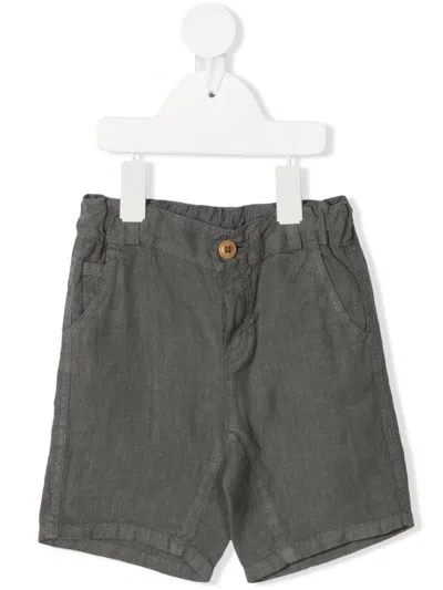 Zhoe & Tobiah Babies' Straight-leg Shorts In Grey