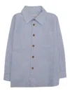 Zhoe & Tobiah Striped Button Shirt In Blue
