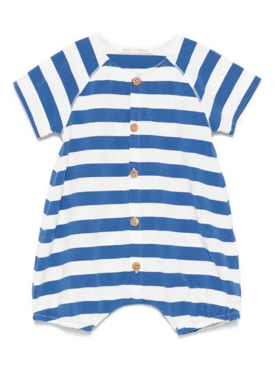 Zhoe & Tobiah Babies' Striped Shorties In Blue
