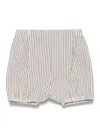 Zhoe & Tobiah Striped Shorts In 灰色