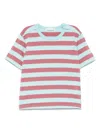 Zhoe & Tobiah Striped T-shirt In Blue