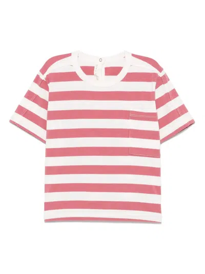 Zhoe & Tobiah Babies' Striped T-shirt In Pink