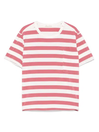 Zhoe & Tobiah Kids' Striped T-shirt In White