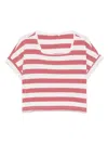 Zhoe & Tobiah Striped T-shirt In White