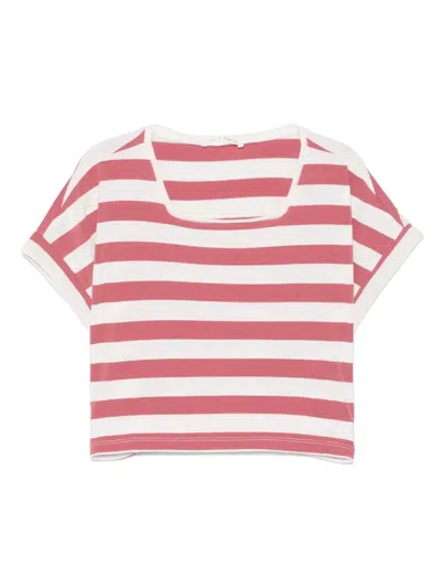 Zhoe & Tobiah Kids' Striped T-shirt In White