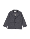 Zhoe & Tobiah Toddler Boy Blazer Navy Size 4 Polyester, Cotton, Elastane In Navy