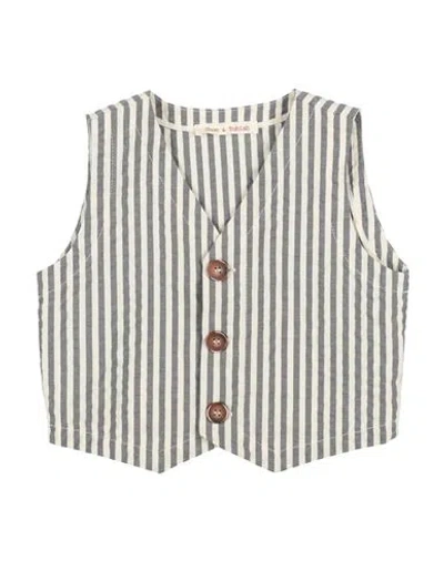 Zhoe & Tobiah Babies'  Toddler Boy Tailored Vest Ivory Size 6 Cotton, Elastane In White