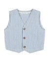 Zhoe & Tobiah Babies'  Toddler Boy Tailored Vest Pastel Blue Size 6 Cotton, Elastane