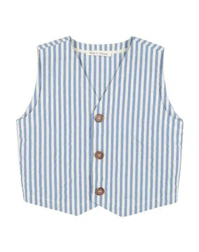 Zhoe & Tobiah Babies'  Toddler Boy Tailored Vest Pastel Blue Size 6 Cotton, Elastane