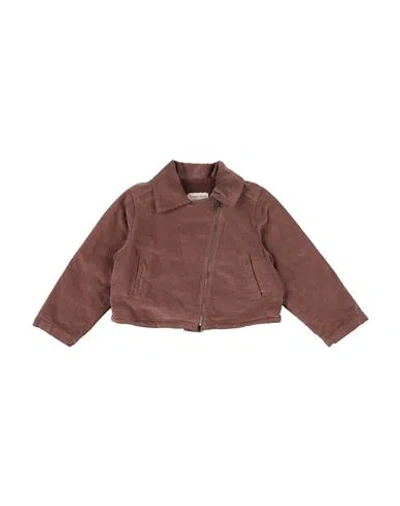 Zhoe & Tobiah Babies'  Toddler Girl Jacket Brown Size 6 Cotton, Elastane
