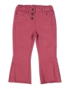 Zhoe & Tobiah Toddler Girl Jeans Garnet Size 3 Cotton, Elastane In Red