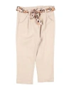 Zhoe & Tobiah Toddler Girl Pants Beige Size 6 Cotton, Viscose, Polyester, Elastane In Beige