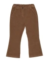 Zhoe & Tobiah Toddler Girl Pants Brown Size 4 Cotton, Elastane In Brown