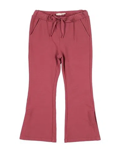 Zhoe & Tobiah Babies'  Toddler Girl Pants Garnet Size 4 Cotton, Elastane