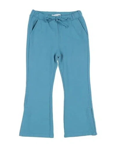 Zhoe & Tobiah Babies'  Toddler Girl Pants Sky Blue Size 4 Cotton, Elastane