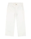 Zhoe & Tobiah Babies'  Toddler Girl Pants White Size 6 Cotton, Elastane
