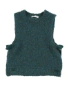 Zhoe & Tobiah Toddler Girl Sweater Dark Green Size 6 Alpaca Wool, Wool, Polyamide In Green