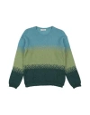 Zhoe & Tobiah Toddler Girl Sweater Light Blue Size 4 Alpaca Wool, Polyamide, Virgin Wool In Blue