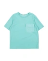 Zhoe & Tobiah Babies'  Toddler Girl Top Turquoise Size 6 Cotton In Blue