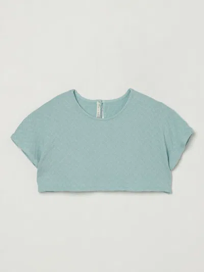 Zhoe & Tobiah Top  Kids Color Gnawed Blue