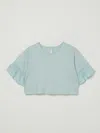 Zhoe & Tobiah Top  Kids Color Gnawed Blue