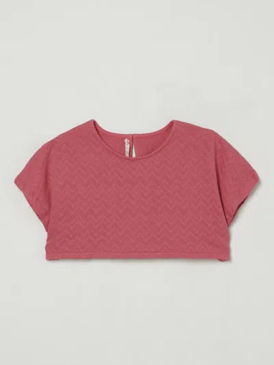 Zhoe & Tobiah Top  Kids Color Pink