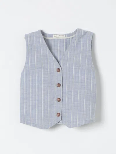 Zhoe & Tobiah Waistcoat  Kids Color Blue