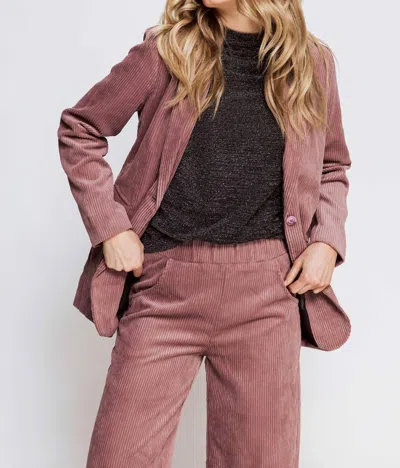 Zhrill Ellie Blazer In Rose In Neutral