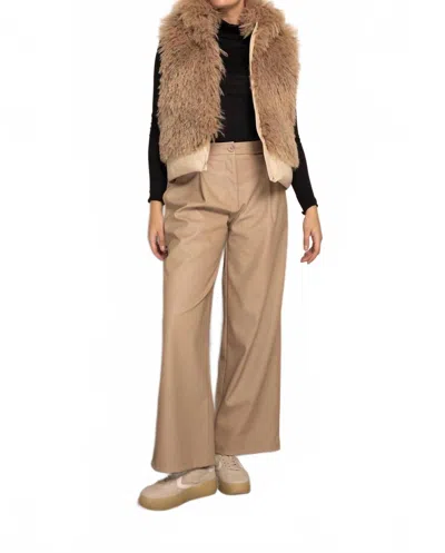 Zhrill Zhane Vest In Taupe In Neutral
