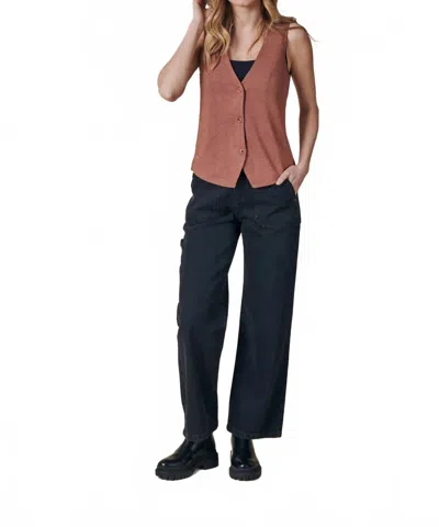 Zhrill Zhdisa Vest In Tangerine In Brown