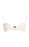 Ziah Bravissimo Hardware Bikini Top In White
