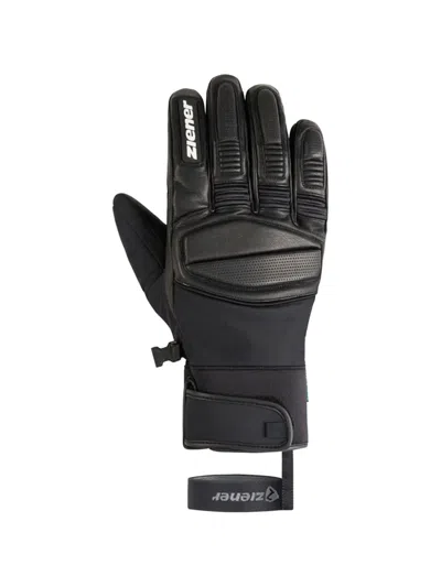 Ziener Gomin-z As® Leather Ski Gloves In Brown