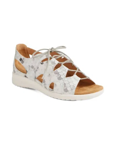 Ziera Women's Barnett Sandal In Misty / White In Multi