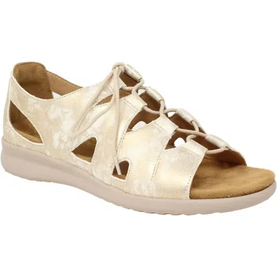 Ziera Women's Barnett Sandal In Smudge Metal/almond In Nude