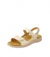 Ziera Women's Benji Smudge Sandals In Metal/almond In Multi