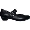 Ziera Women's Candy Leather Shoes In Black In Black