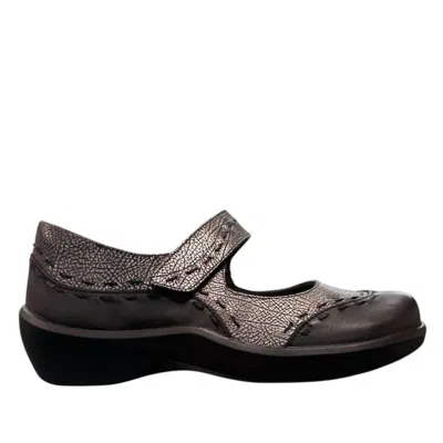 Ziera Women's Gummibear Mary Jane In Black Antique Pewter