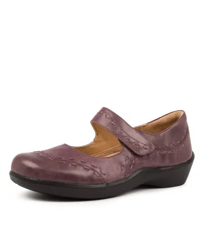 Ziera Women's Gummibear W Mary Jane Shoes In Purple Leather