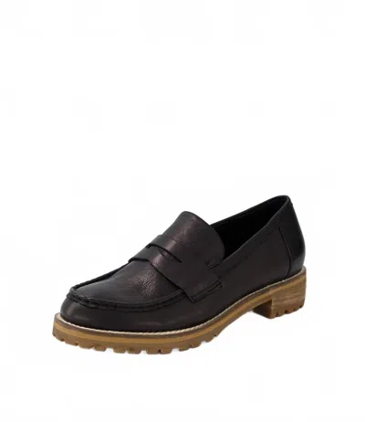Ziera Women's Metters W Loafers In Black/ Natural Heel Leather
