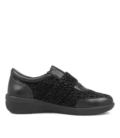 Ziera Women's Nicky Shoes In Black Leopard Multi