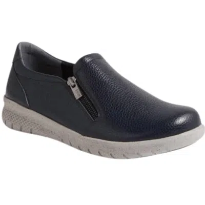 Ziera Women's Senan Casual Slip-on In Ink Tumble Leather In Multi
