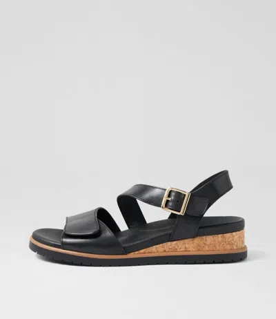 Ziera Women's Vamsy Sandal In Black/black Sole